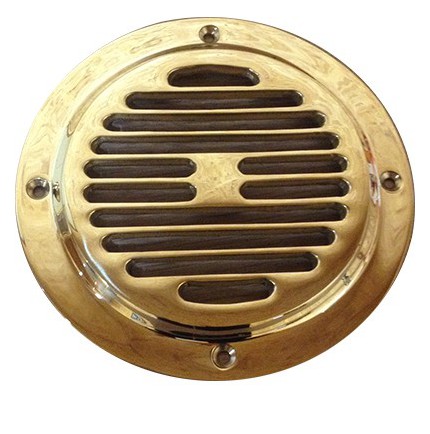 Grille de ventilation ronde laiton massif Grille de ventilation ronde laiton massif