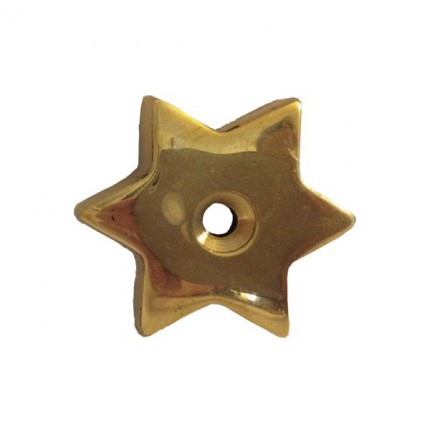 Étoile plate en laiton fondu Étoile plate en laiton fondu