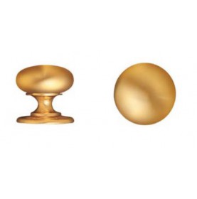 Bouton de meuble style anglais laiton poli
