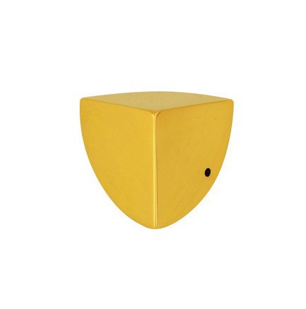 Coin de meuble en laiton poli bords arrondis Coin de meuble en laiton poli bords arrondis