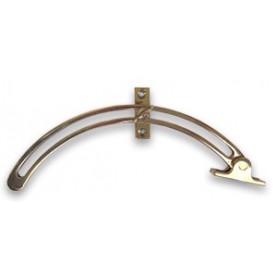 Compas 1/4 de cercle en laiton poli pour mobilier