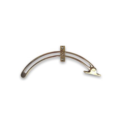 Compas 1/4 de cercle en laiton poli pour mobilier Compas 1/4 de cercle en laiton poli pour mobilier