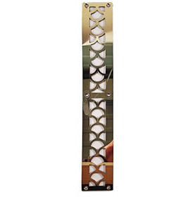 grille d'aération et ventilation sur-mesure en laiton poli