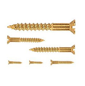 vis en laiton tête plâte fraisée 2x12mm