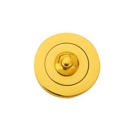 Bouton de sonnette rond en laiton Bouton de sonnette rond en laiton