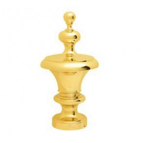 Boule d'escalier vase laiton massif