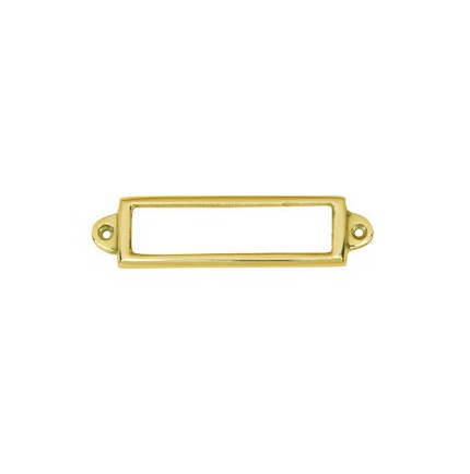 Porte-étiquette à oreilles en laiton Porte-étiquette à oreilles en laiton
