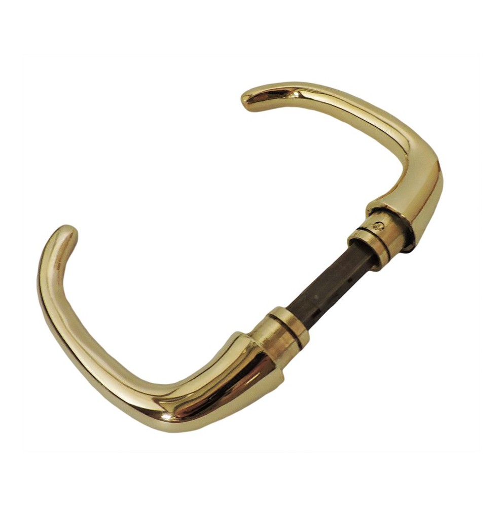 POIGNÉE DE PORTE BEC DE CANE LAITON