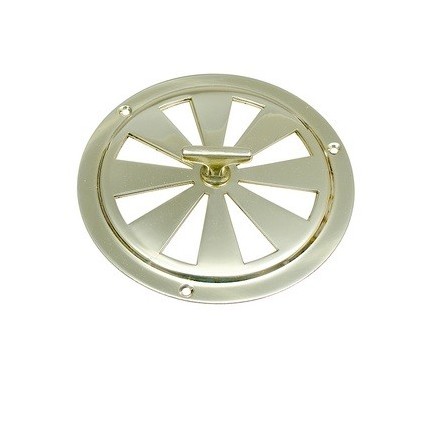 Grille de ventilation ronde réglable en laiton Grille de ventilation ronde réglable en laiton