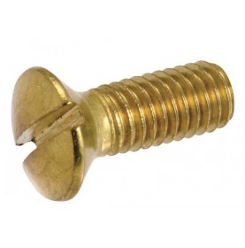 Vis métaux laiton tête bombée fraisée Ø 5mm