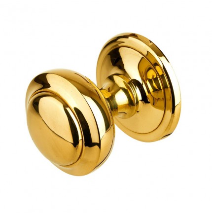 Poignée de porte de palier ronde en laiton Poignée de porte de palier ronde en laiton