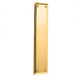 Plaque de porte laiton massif modèle luxe dimension (175 mm x 100