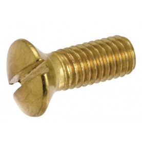 Bois Vis M1.6 x 12mm Fendu Rond Tête Laiton Autotaraudant Vis 100