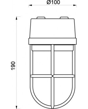 côtes applique ovoïde avec grille en laiton
