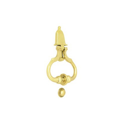 Marteau de porte forme cloche en laiton Marteau de porte forme cloche en laiton