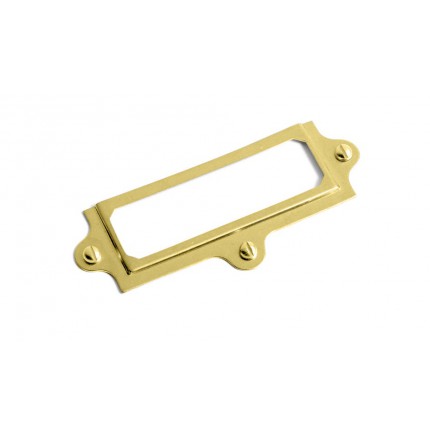 Petit porte-étiquette en laiton Petit porte-étiquette en laiton
