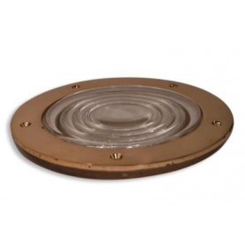 Puits de lumière cadre rond en bronze