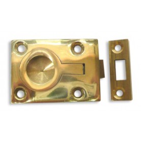 Anneau cuvette en laiton à penne et gâche 50 x 38 mm
