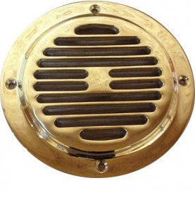 Grille de ventilation moteur laiton fondu diamètre 160mm 