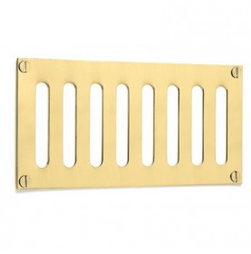 Grille de ventilation rectangulaire extra-plate - à visser ou à