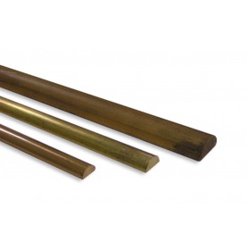Bande molle de protection 1/2 rond en laiton