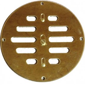 Grille réglable en laiton pour bateau