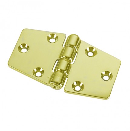 Charnière trapézoïdale 95x55x4mm en laiton Charnière trapézoïdale 95x55x4mm en laiton
