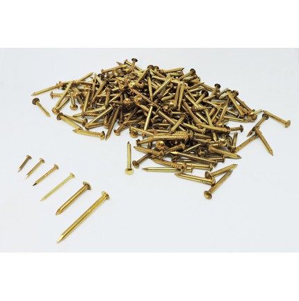 POINTE EN LAITON A TÊTE RONDE Ø 1,5mm POINTE EN LAITON A TÊTE RONDE Ø 1,5mm
