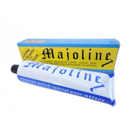 Majoline crème pour rénover les métaux (laiton, cuivre, chrome, or)