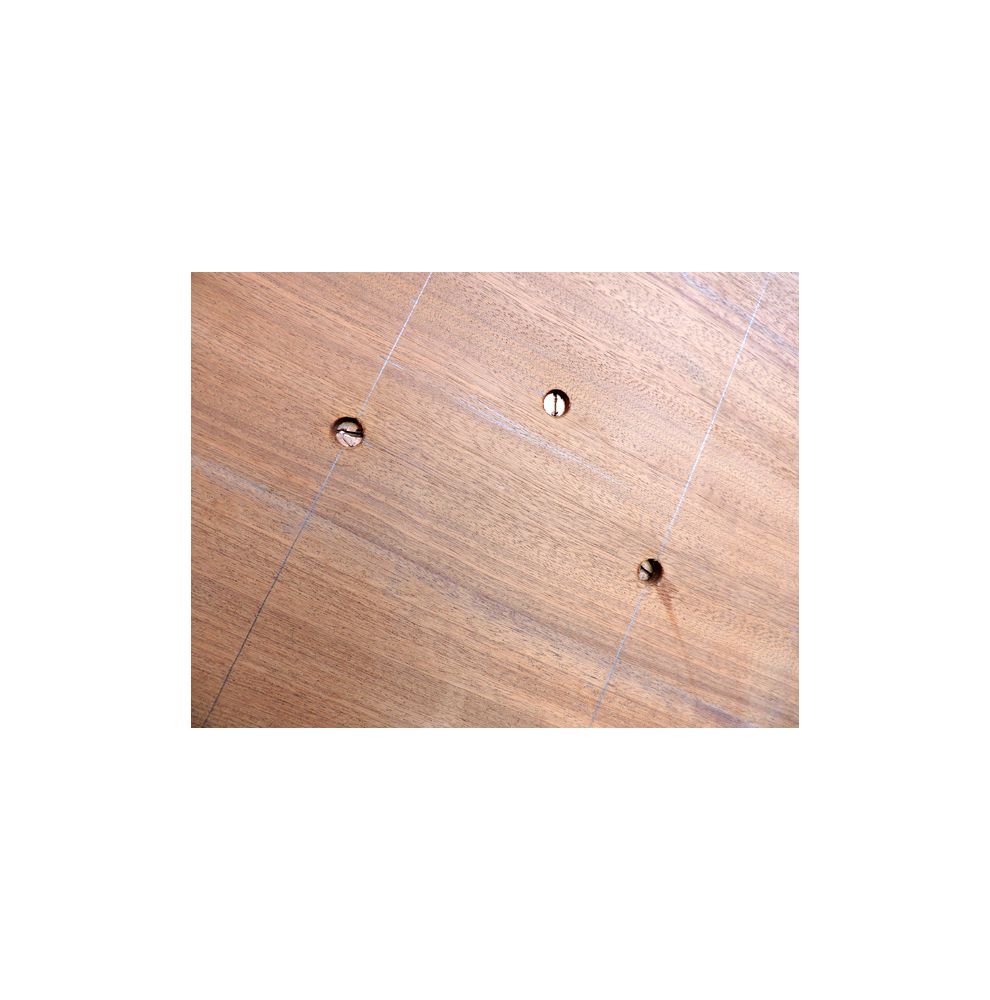 Vis à bois bronze tête plate fraisée 4,5mm