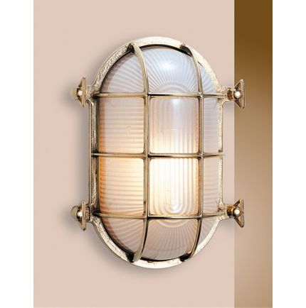 Lampe marine laiton ovale de forme tortue Lampe marine laiton ovale de forme tortue