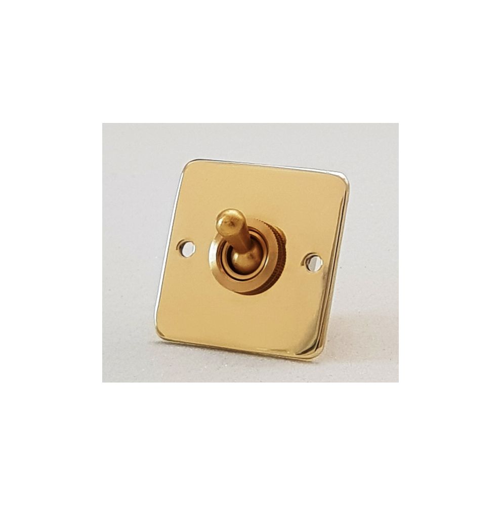 Interrupteur à bascule en laiton à corps mini, Fabricant de panneaux d' interrupteurs à bascule, fusibles et disjoncteurs marins