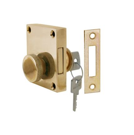 Verrou de sûreté en laiton 62 x 53 mm Verrou de sûreté en laiton 62 x 53 mm