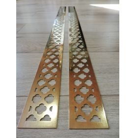 Grille en laiton d'aération pour cheminée - Batiramax