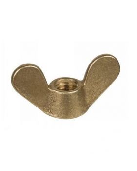 Ecrou papillon à oreilles en laiton poli Ø 8mm