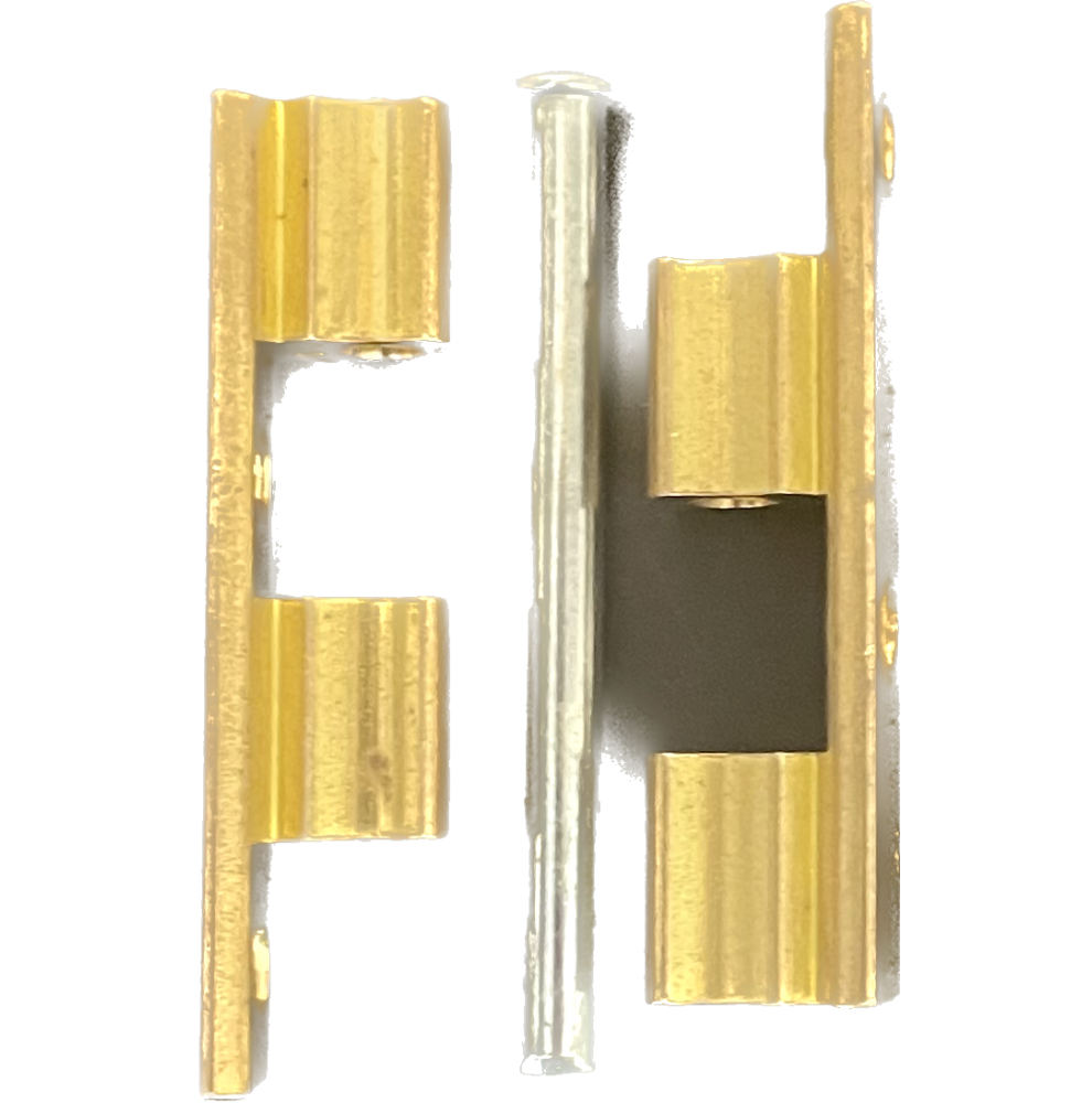 Charnière universelle en laiton étiré pour porte en applique