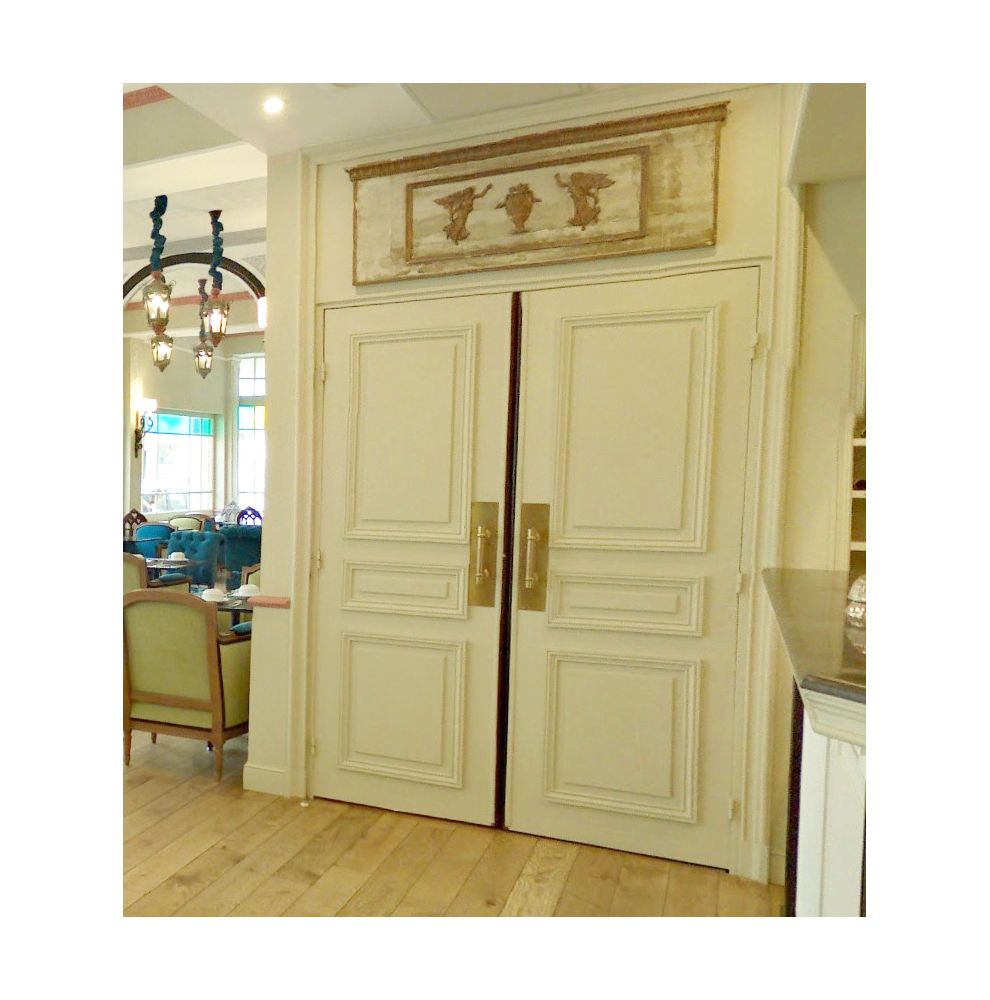 Plaque de propreté plate et bas de porte sur-mesure