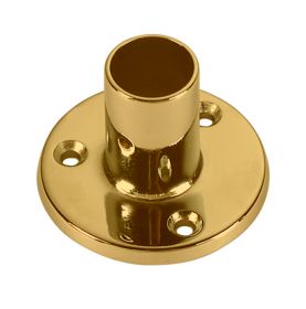 Embase sur platine en laiton pour tube 25mm