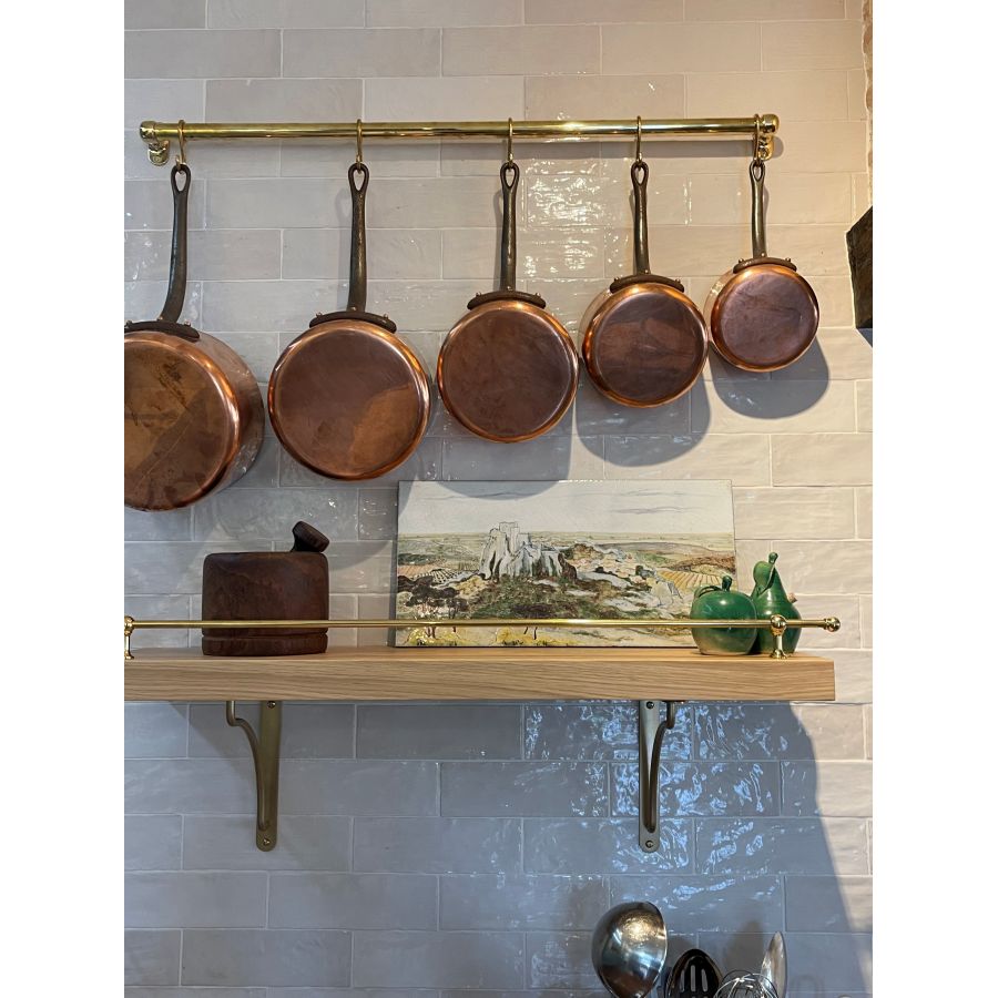 Support laiton barre de retenue Ø8 mm – étagère & meuble déco Support laiton barre de retenue Ø8 mm – étagère & meuble déco