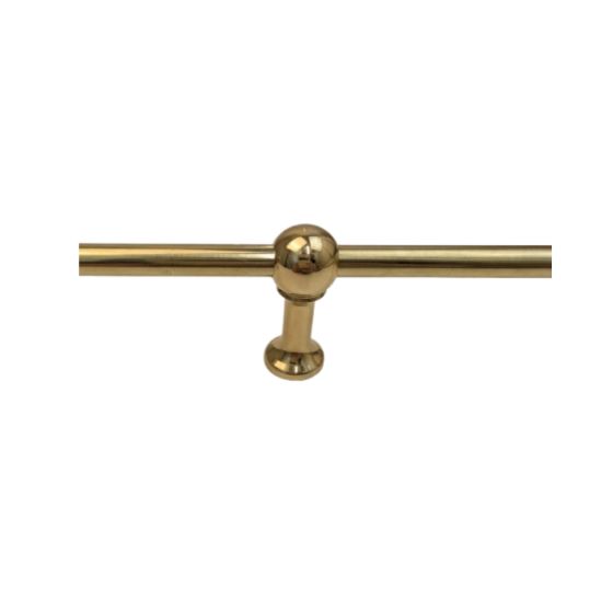 Support laiton barre de retenue Ø8 mm – étagère & meuble déco