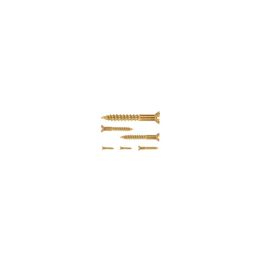 Vis bois laiton tête plate fraisée Ø 4.5 mm Vis bois laiton tête plate fraisée Ø 4.5 mm