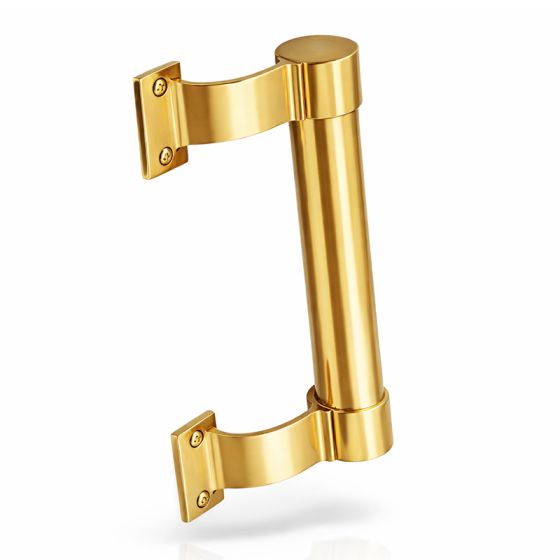 Poignée pour porte battante laiton