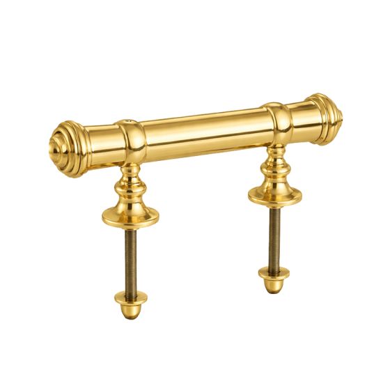 Poignée bâton de maréchal décorative laiton