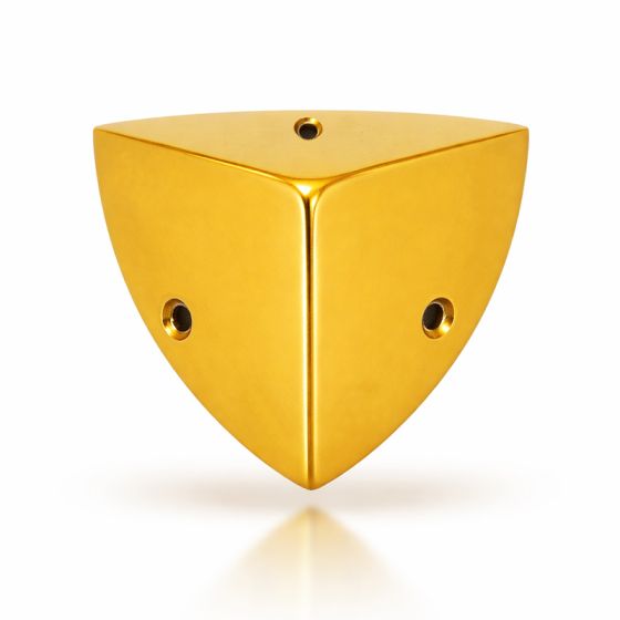 Coin de meuble en laiton poli