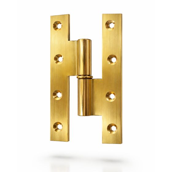 Grande paumelle en laiton à broche inox