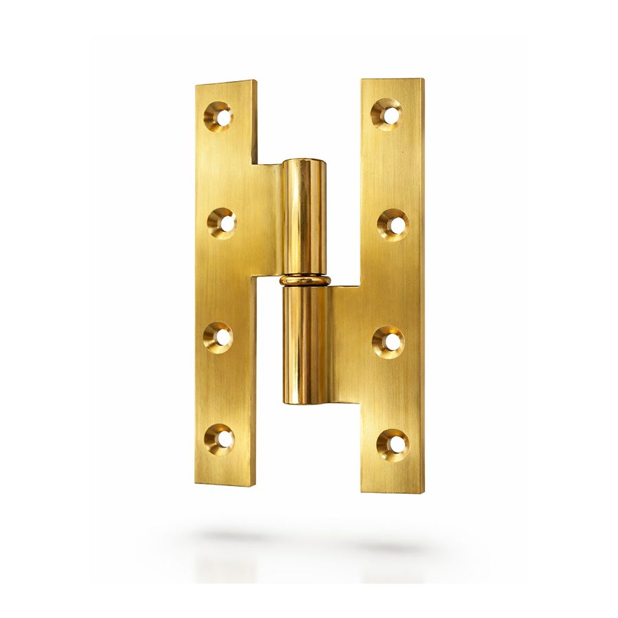 Grande paumelle en laiton à broche inox