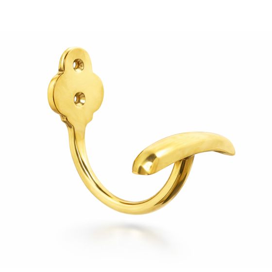 Crochet à barette en applique pour portemanteau.