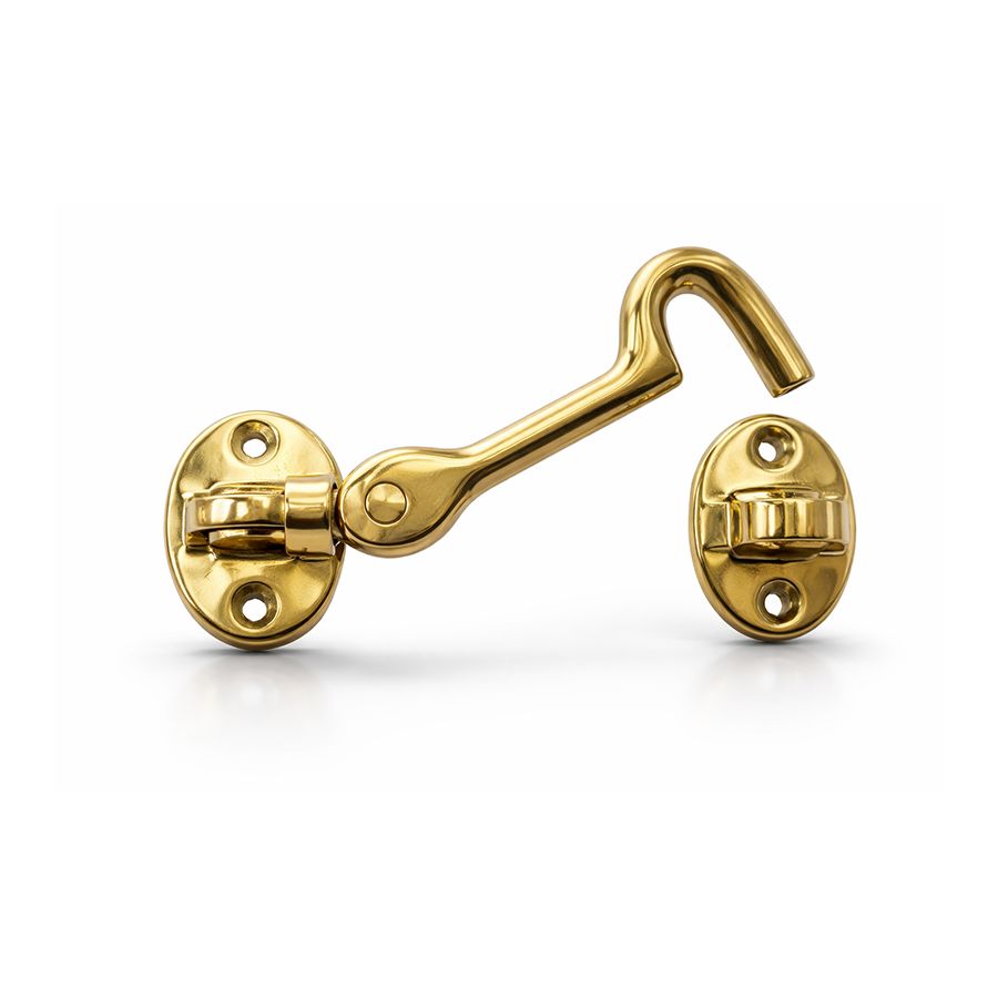 Crochet à double articulation en laiton