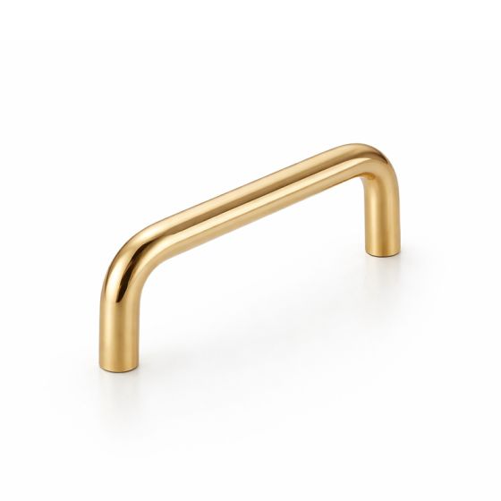 Poignée de tiroir fil en laiton poli