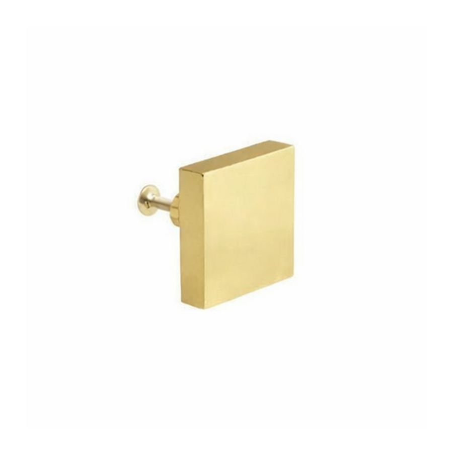 Poignée de meuble carré 30mm en laiton